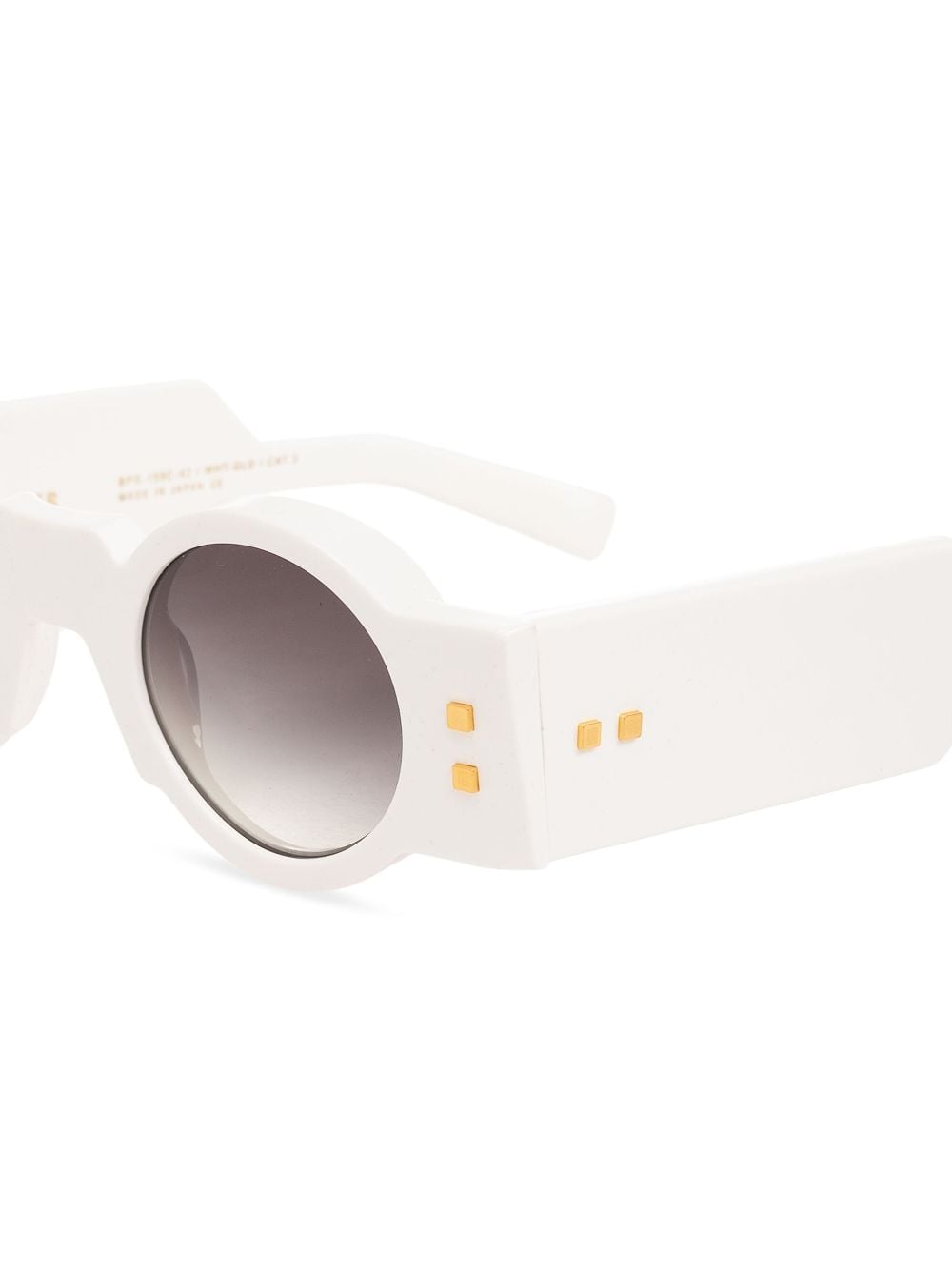 Balmain Eyewear Olivier round-frame sunglasses - Wit