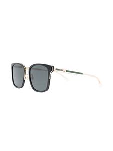 Gucci Eyewear Zonnebril met vierkant montuur - Zwart