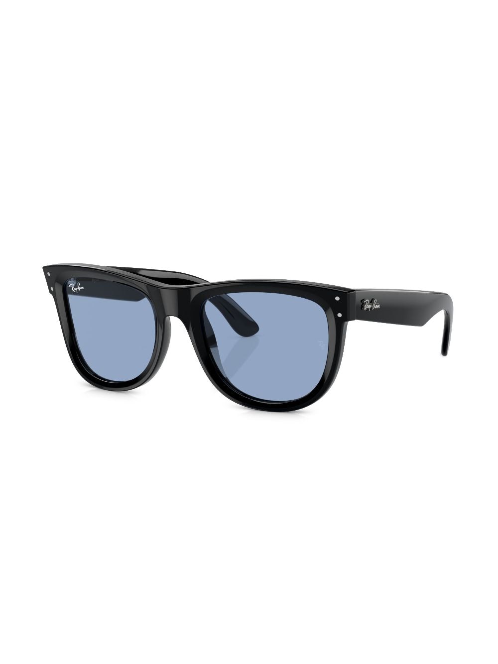 Ray-Ban Wayfarer Reverse zonnebril met rond montuur - Zwart