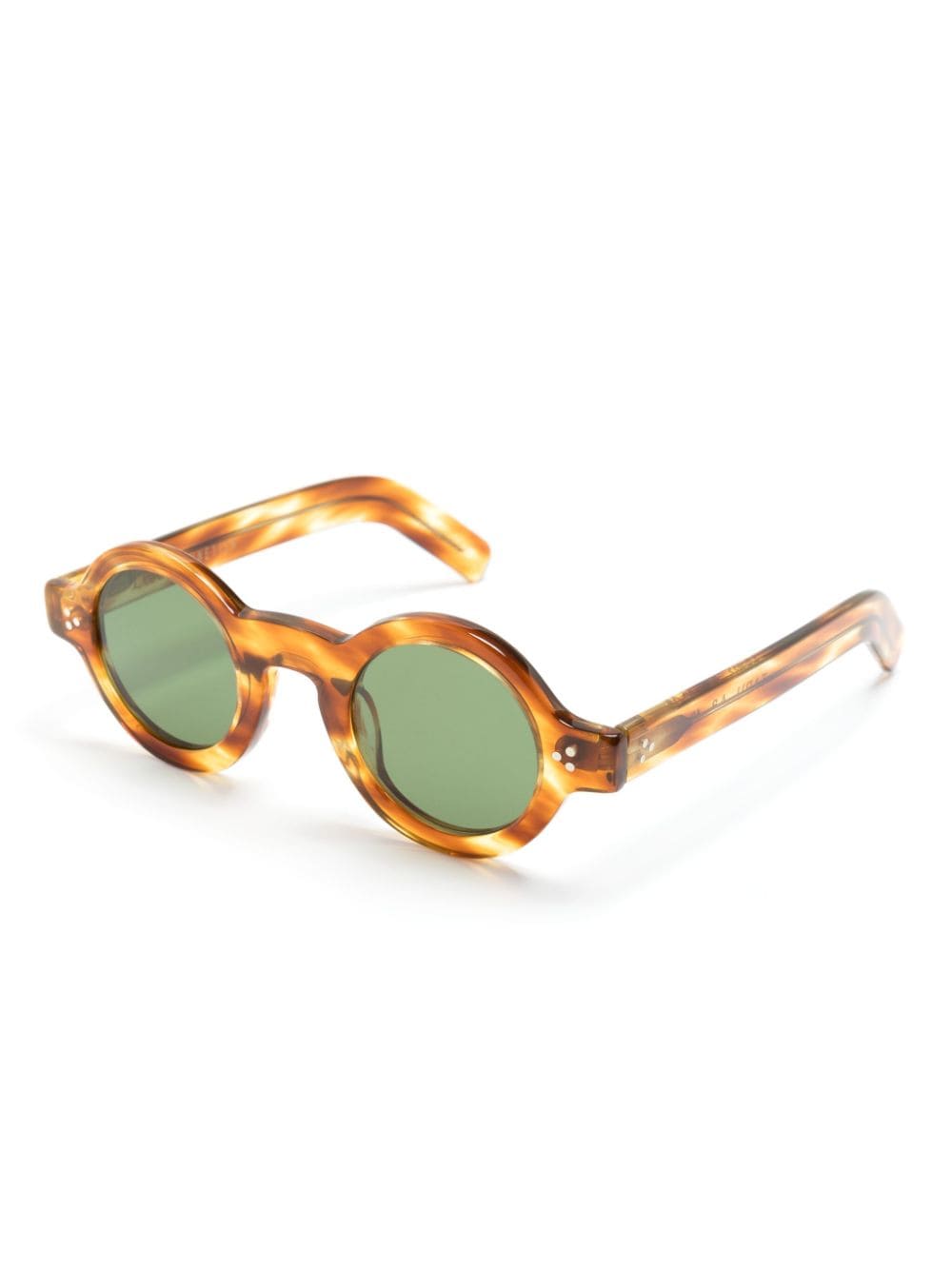 Lesca Tabu round-frame sunglasses - Bruin