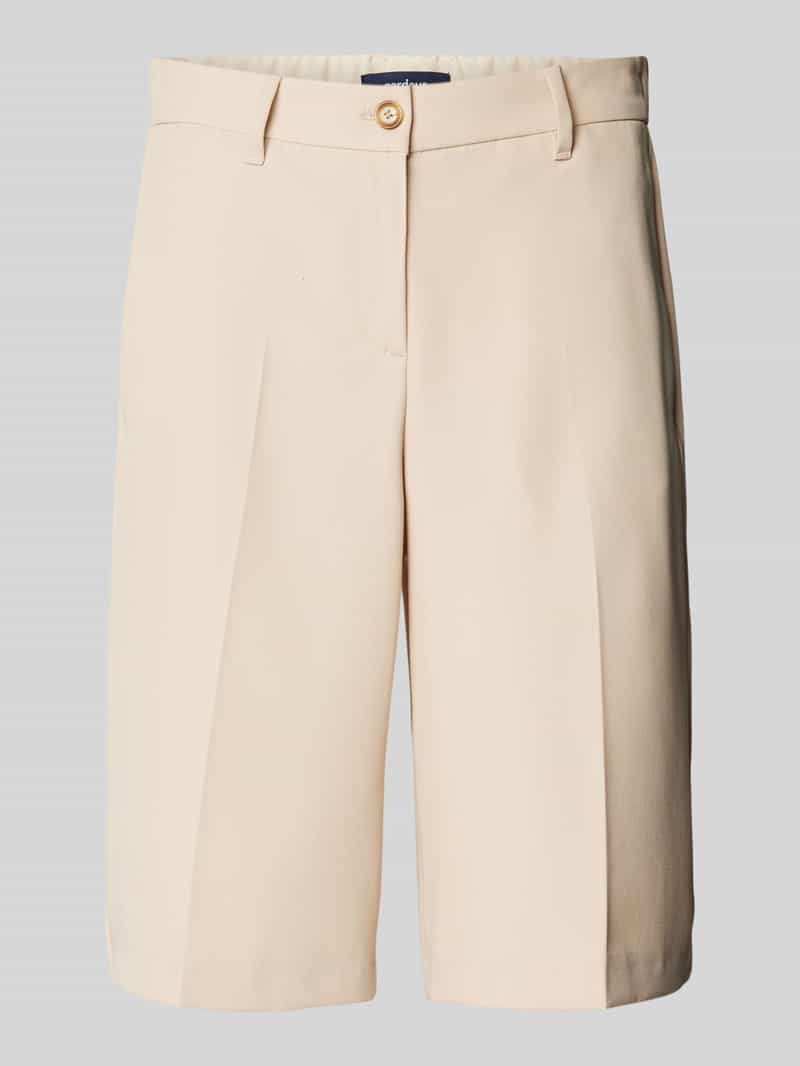 Gardeur Korte regular fit broek met persplooien, model 'FRANCA4'