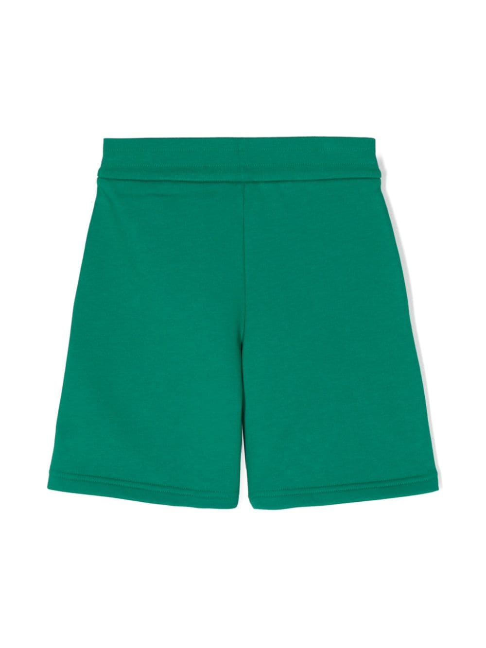 Moncler Enfant logo-patch cotton shorts - Groen