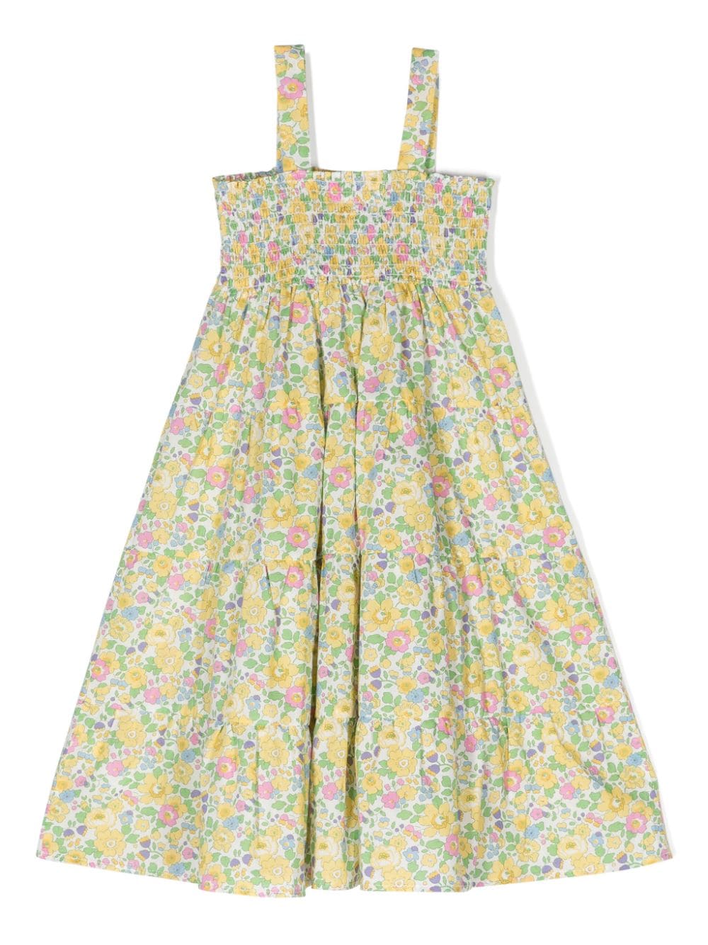 MC2 Saint Barth Kids Jemine JR floral-print skirt - Geel
