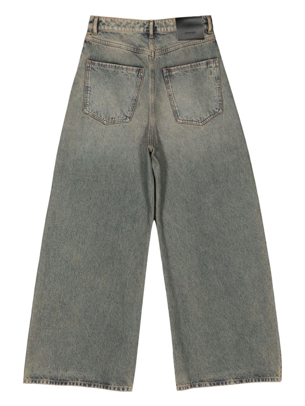 Sportmax Angri wide-leg jeans - Blauw