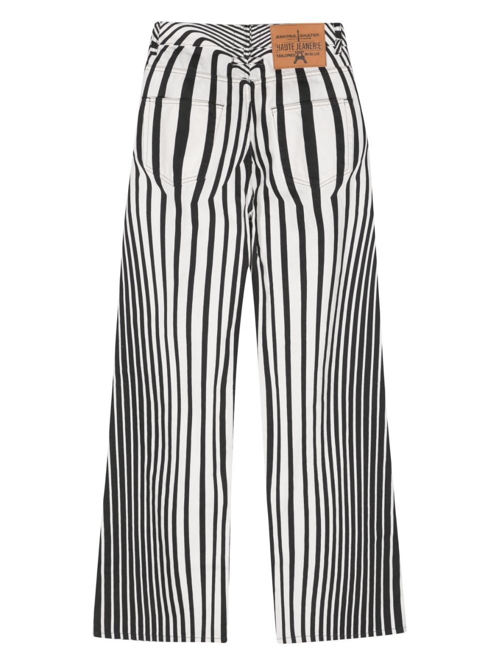 Jean Paul Gaultier Jeans met wijde pijpen - Wit