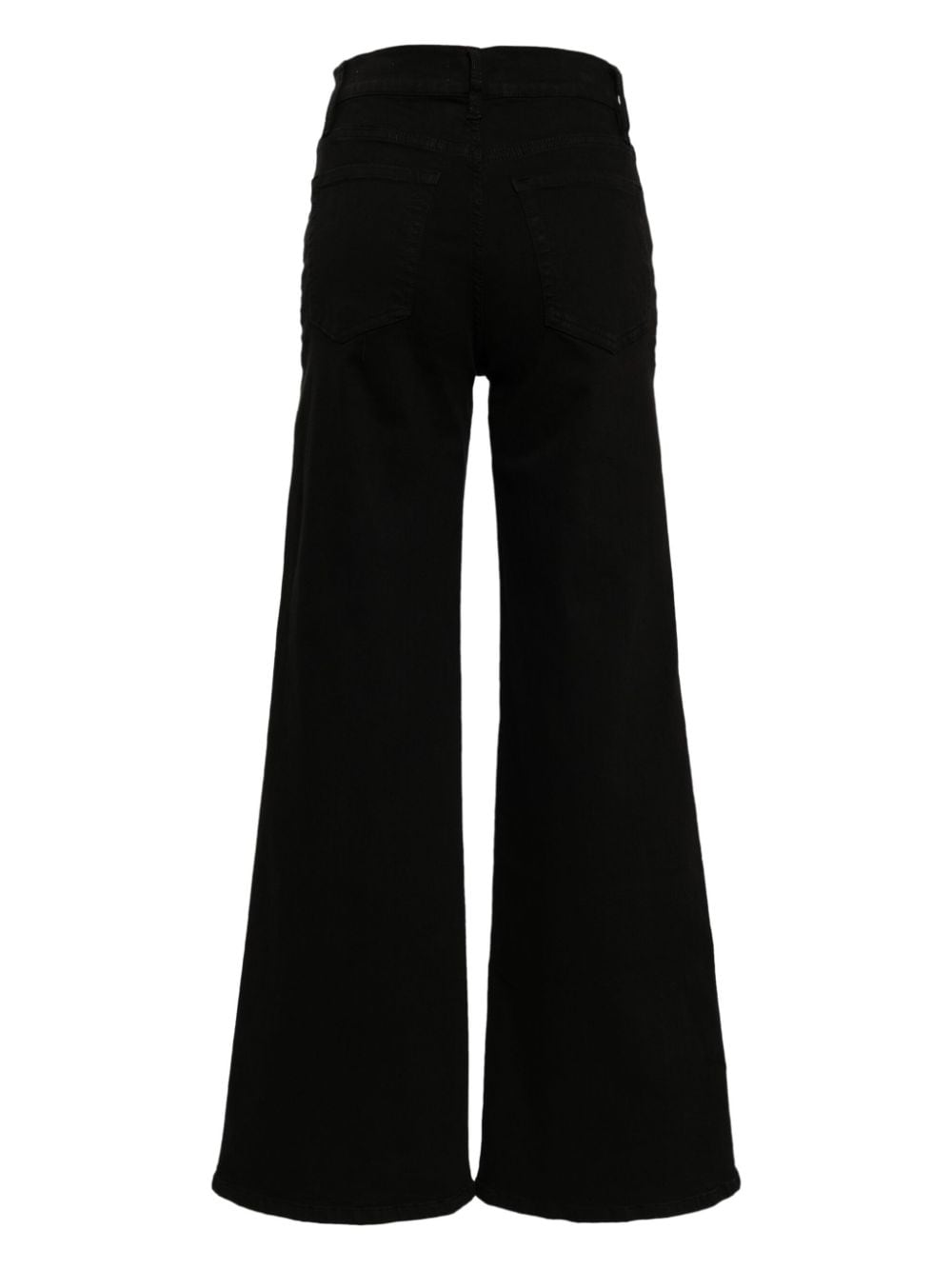 FRAME high-rise wide-leg jeans - Zwart