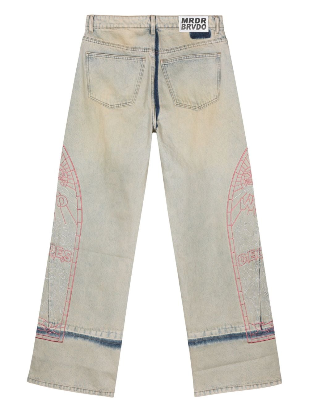Who Decides War Jeans met toelopende pijpen - Beige