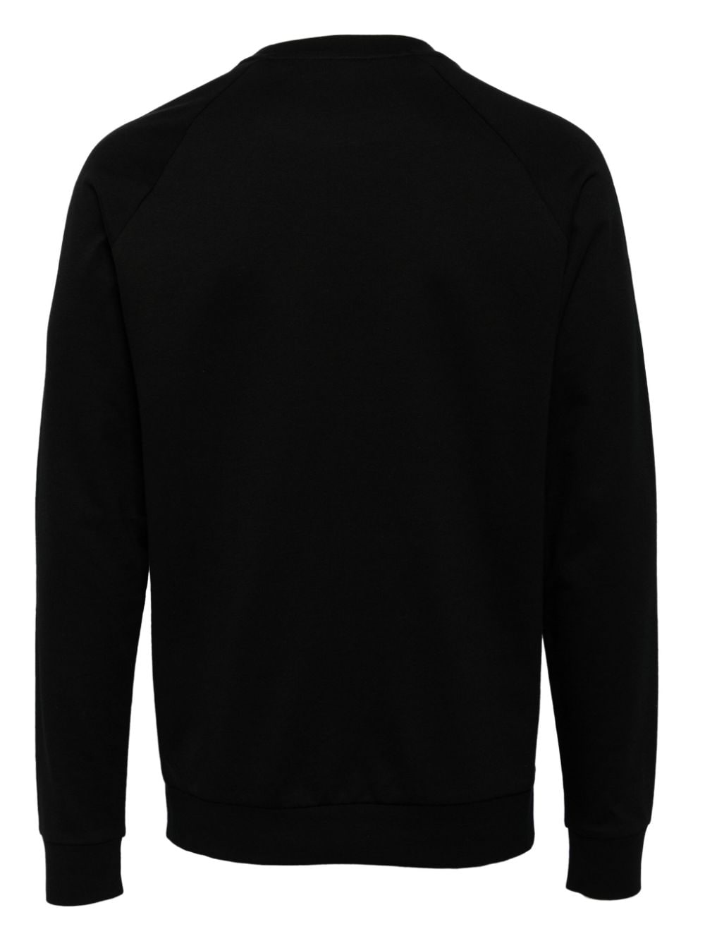 BOSS logo-print cotton sweatshirt - Zwart