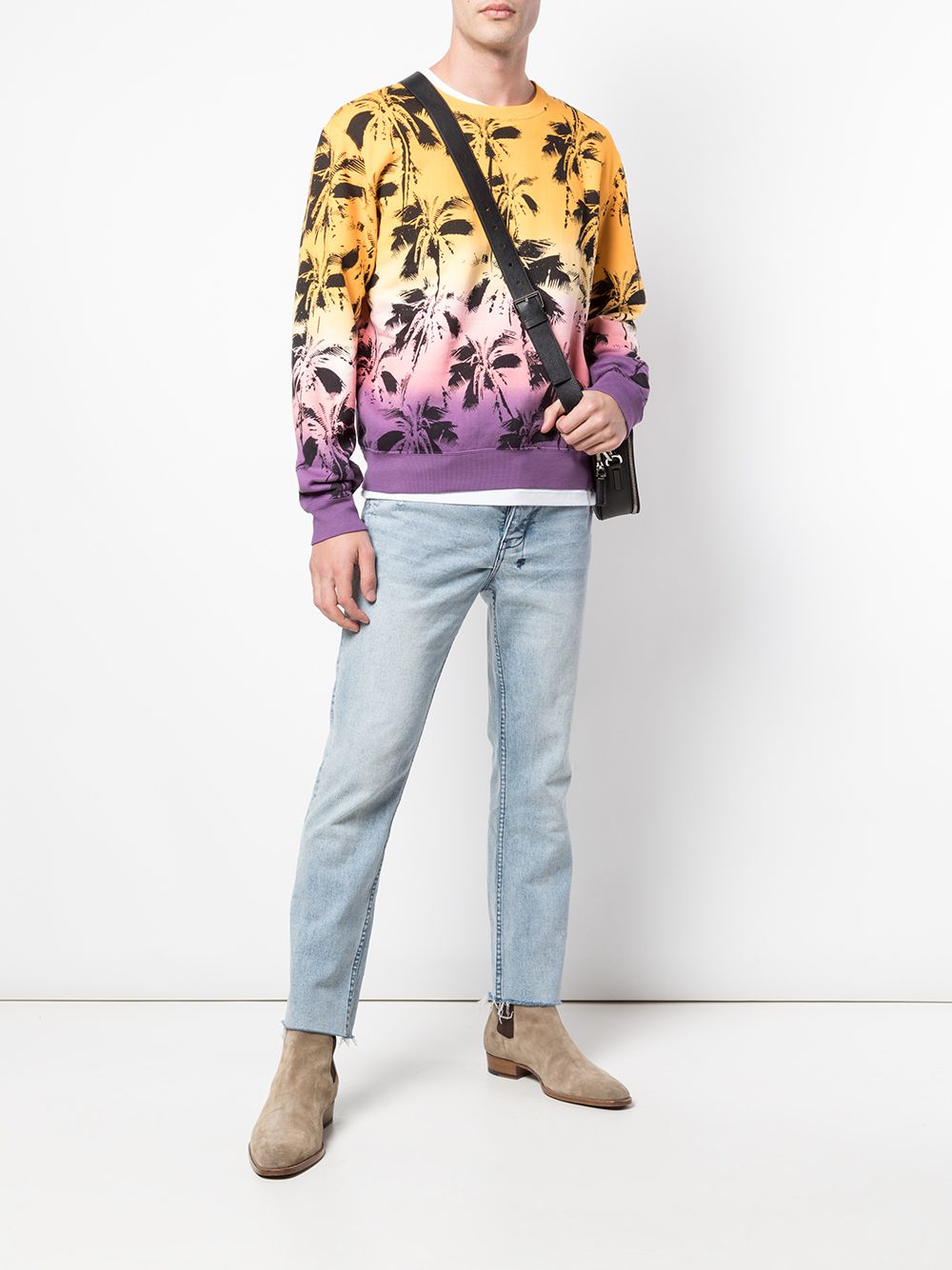 Saint Laurent Sweater met palmboomprint - Veelkleurig