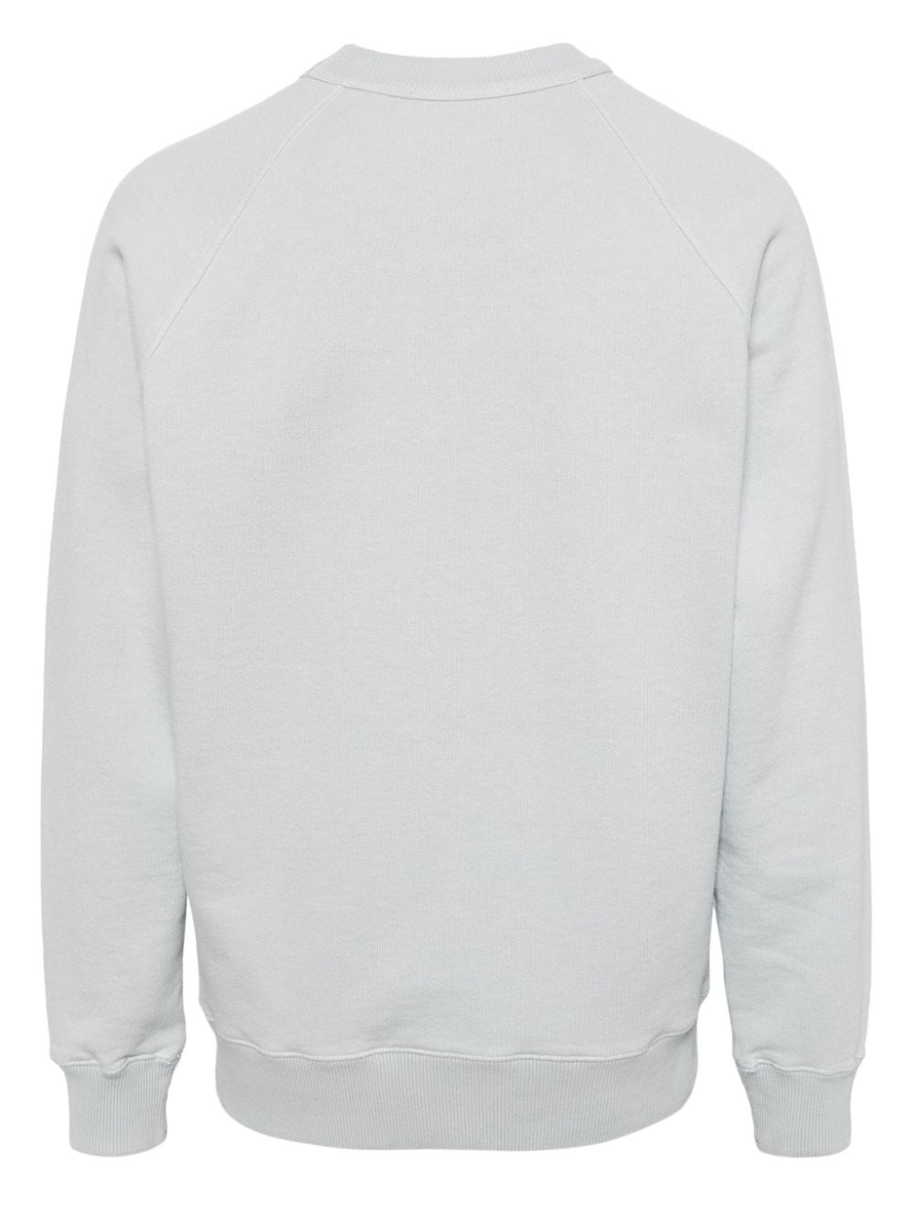 Stone Island logo-print cotton sweatshirt - Blauw