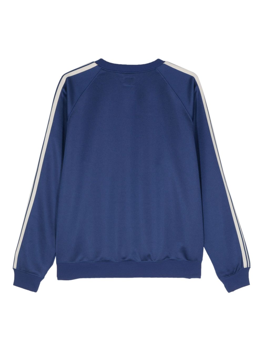 Needles Track logo-embroidered sweatshirt - Blauw