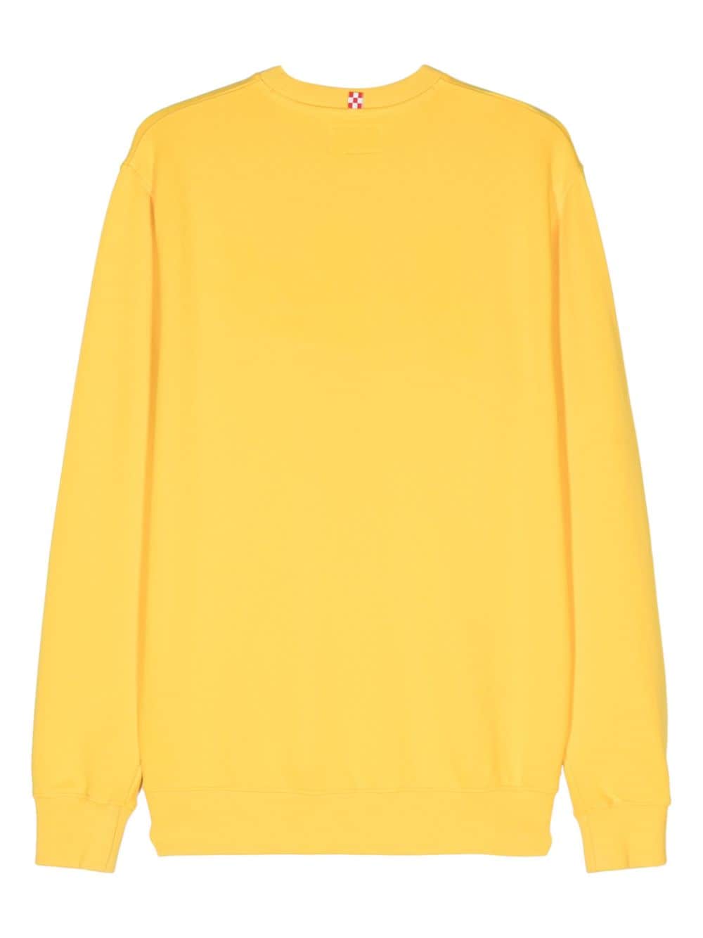 MC2 Saint Barth Ponza logo-appliqué sweatshirt - Geel