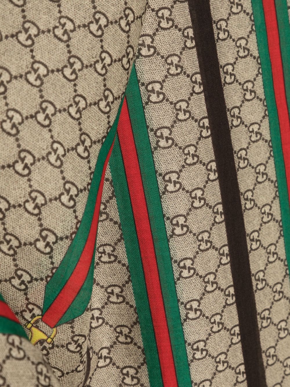 Gucci Sjaal met print - Beige