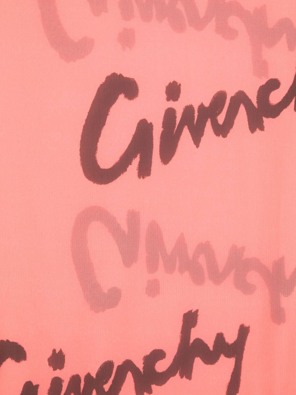 Givenchy Sjaal met logoprint - Roze