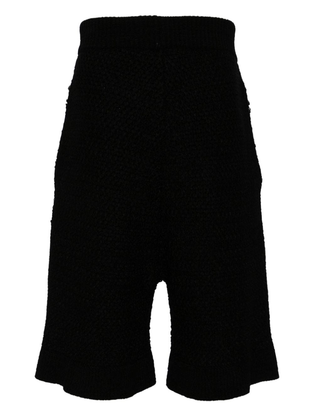 LGN LOUIS GABRIEL NOUCHI knitted knee-length shorts - Zwart
