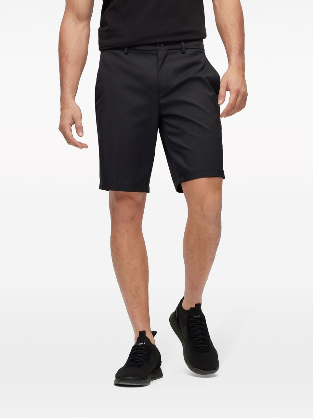 BOSS Waterafstotende shorts - Zwart