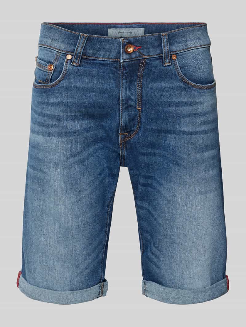 Pierre Cardin Korte jeans met steekzakken, model 'Lyon'
