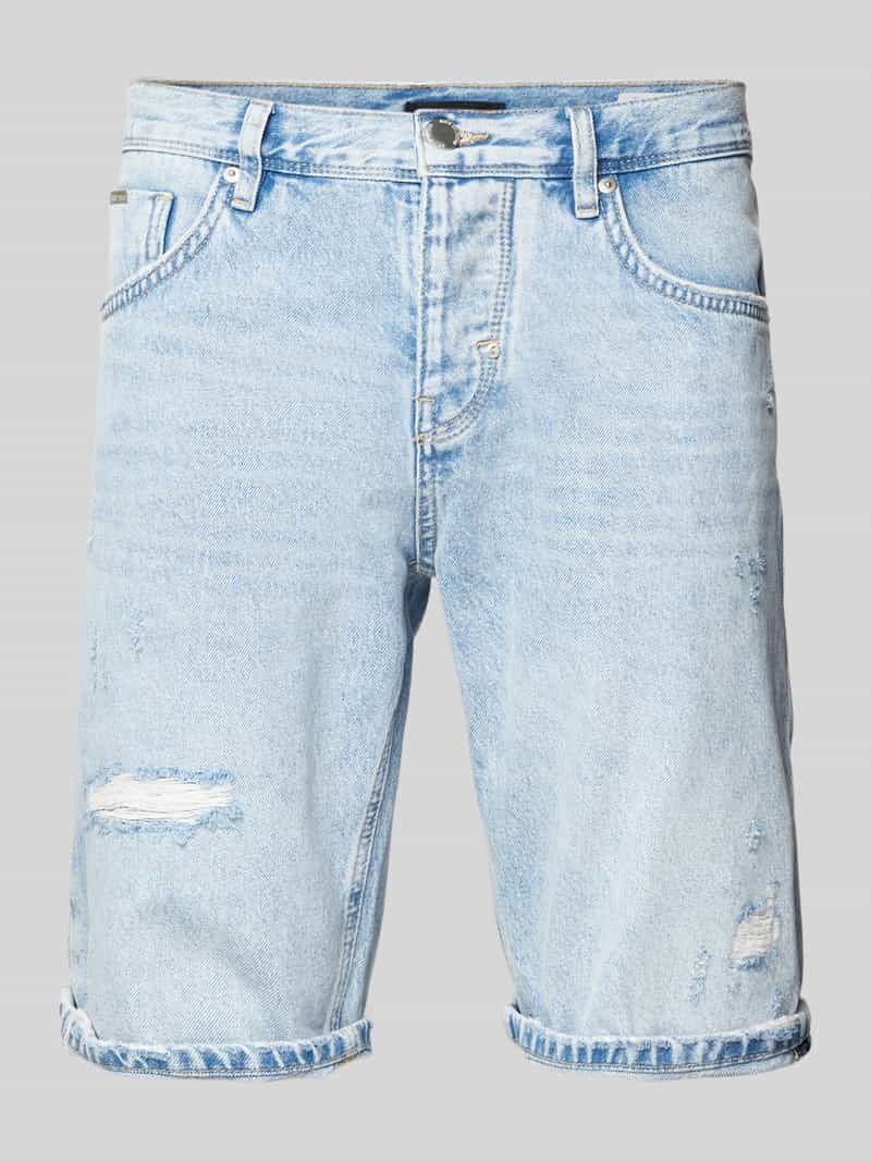 Antony Morato Korte slim fit jeans in destroyed-look
