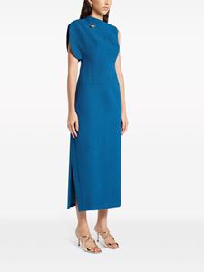 CHATS BY C.DAM Clay asymmetric dress - Blauw