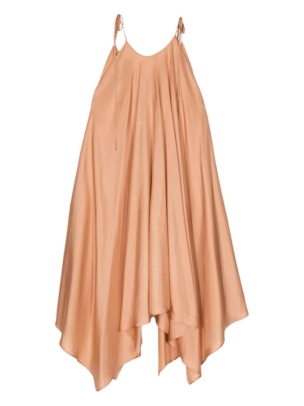Shanshan Ruan Asymmetrische zijden jurk - Roze