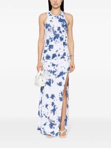 DES PHEMMES abstract-print maxi dress - Blauw