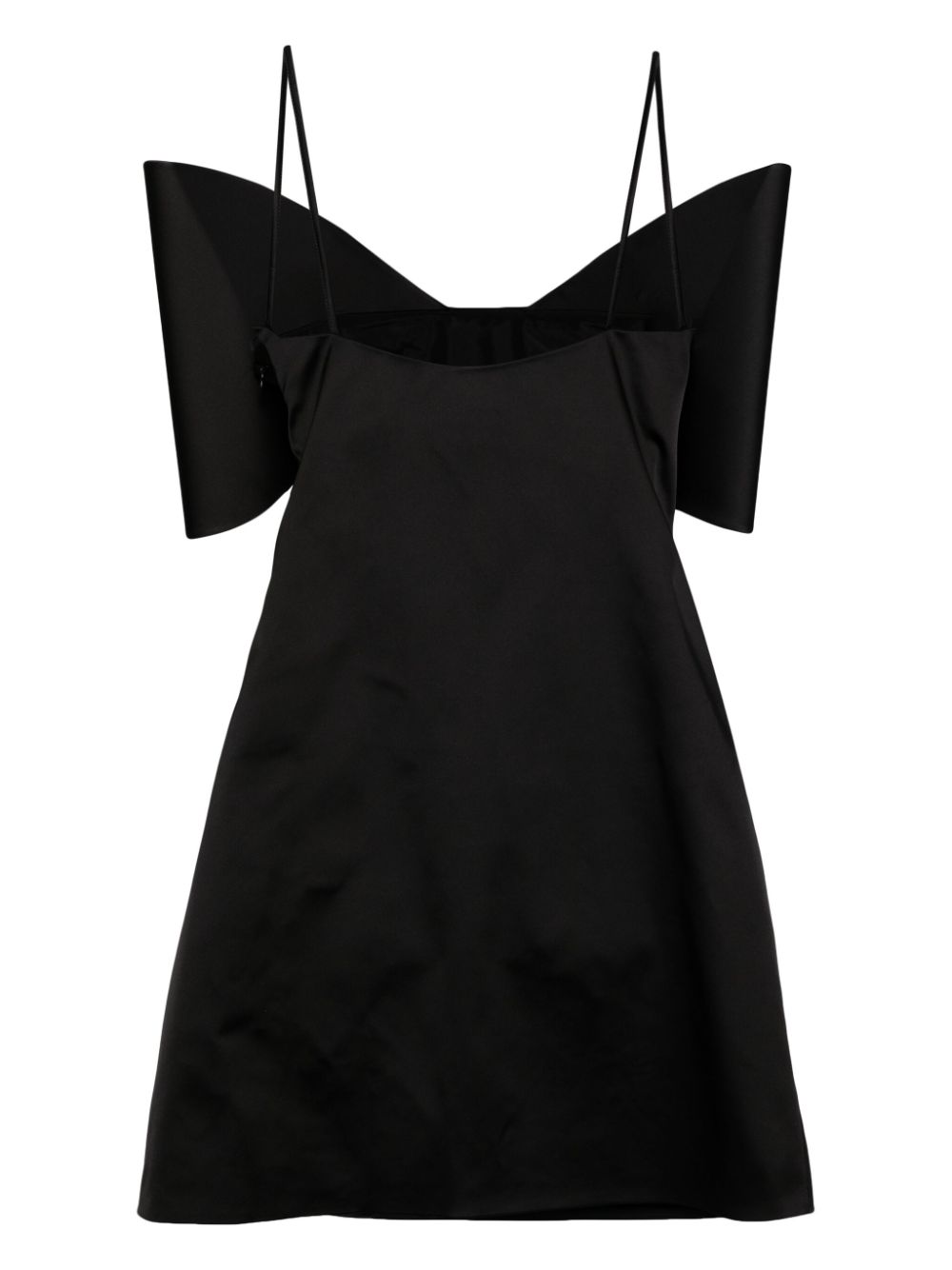 MACH & MACH Organza mini-jurk - Zwart