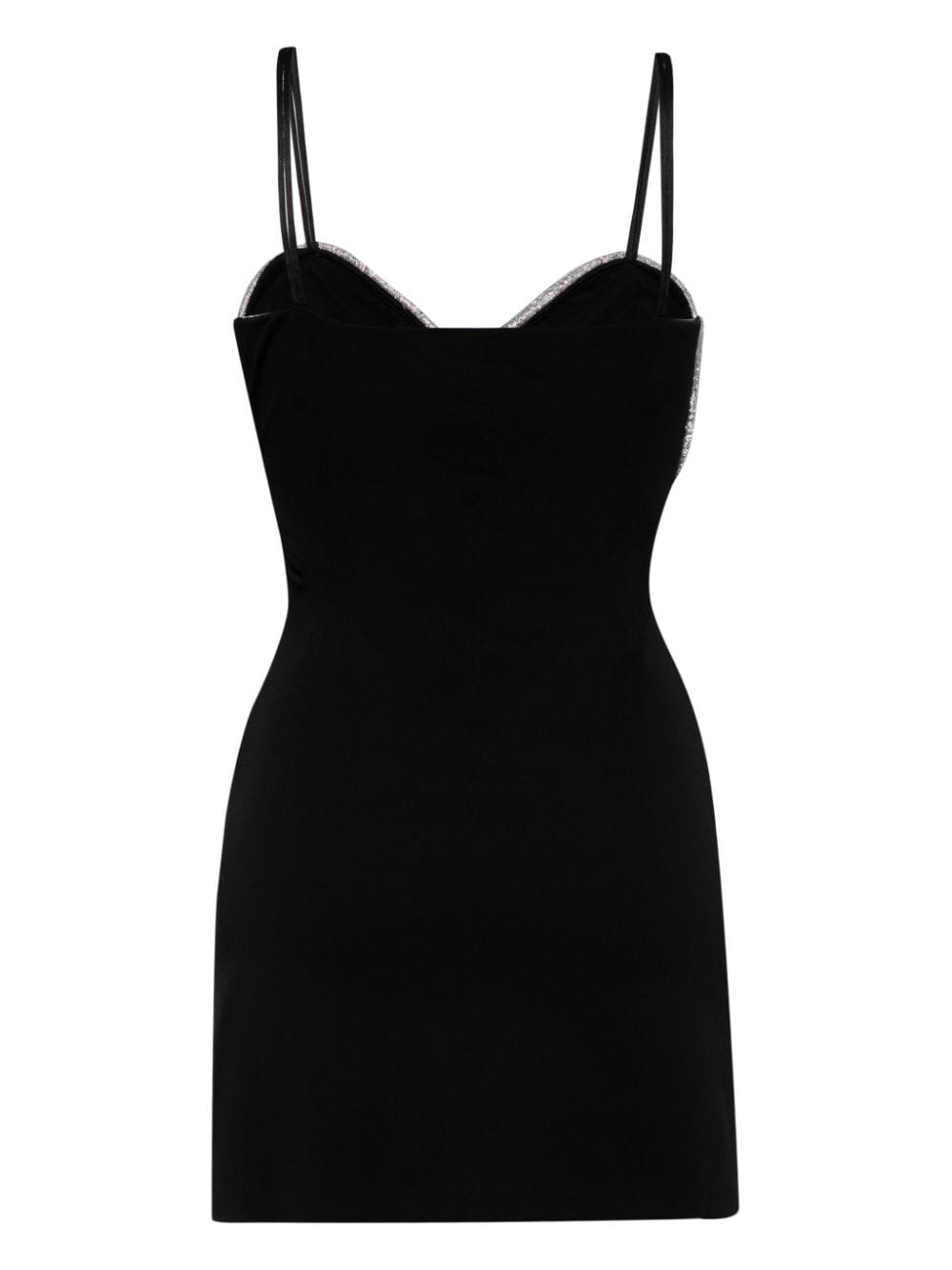 MACH & MACH Mini-jurk verfraaid met kristallen - Zwart