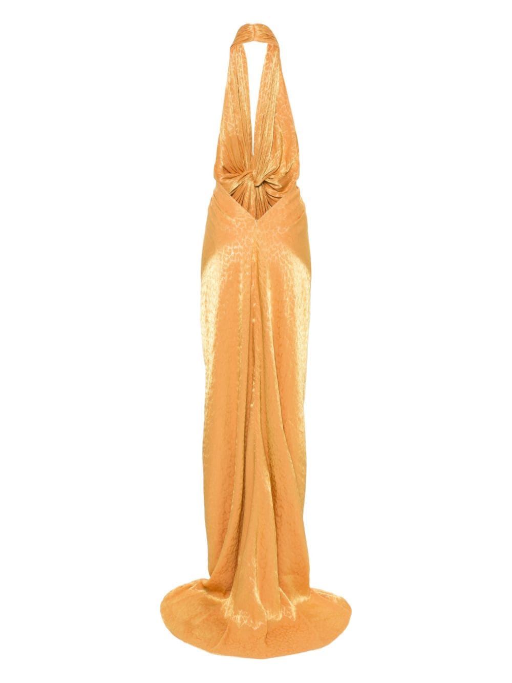 Costarellos Colette georgette gown - Oranje