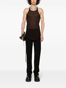 Rick Owens Jim Cut slim-fit trousers - Zwart