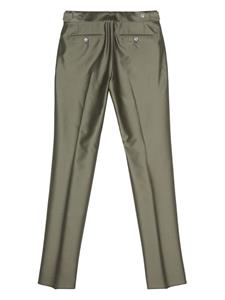 TOM FORD Atticus tapered trousers - Groen