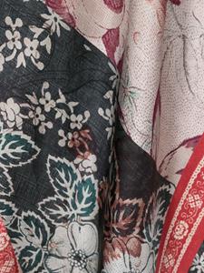 Pierre-Louis Mascia Aloeuw floral-print silk scarf - Paars
