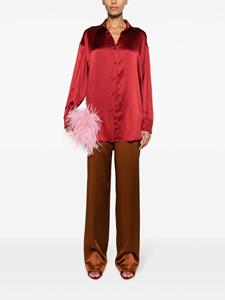 TOM FORD Zijden blouse met stretch - Rood