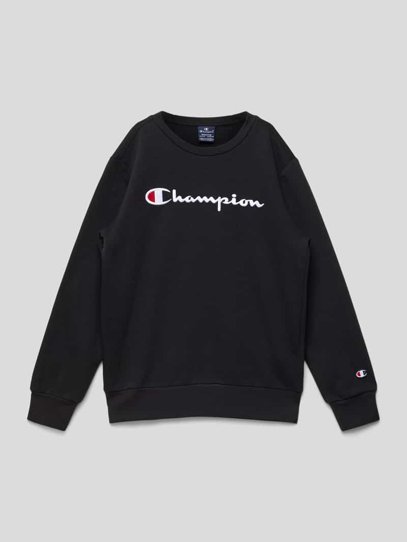 Champion Sweatshirt met logostitchings