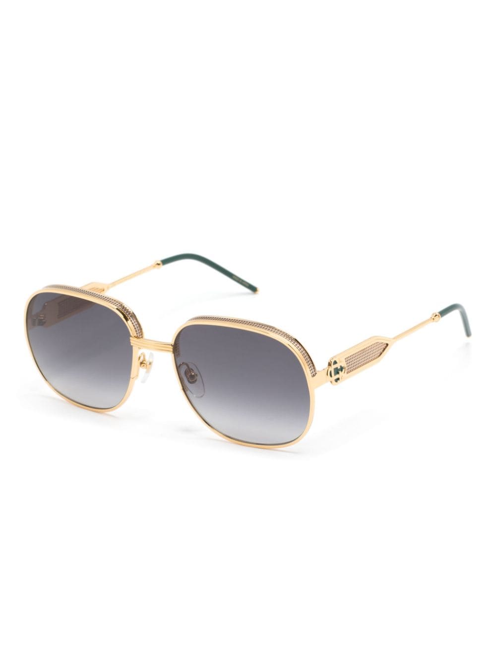 Casablanca gradient oval-frame sunglasses - Goud