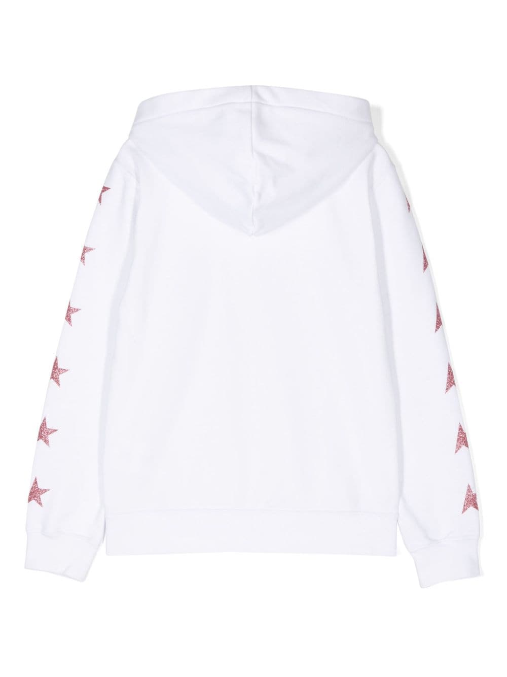 Golden Goose Kids star-print cotton hoodie - Wit