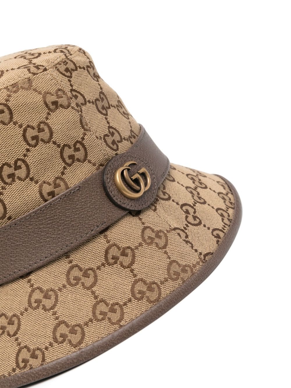 Gucci Vissershoed met GG-canvas - Beige