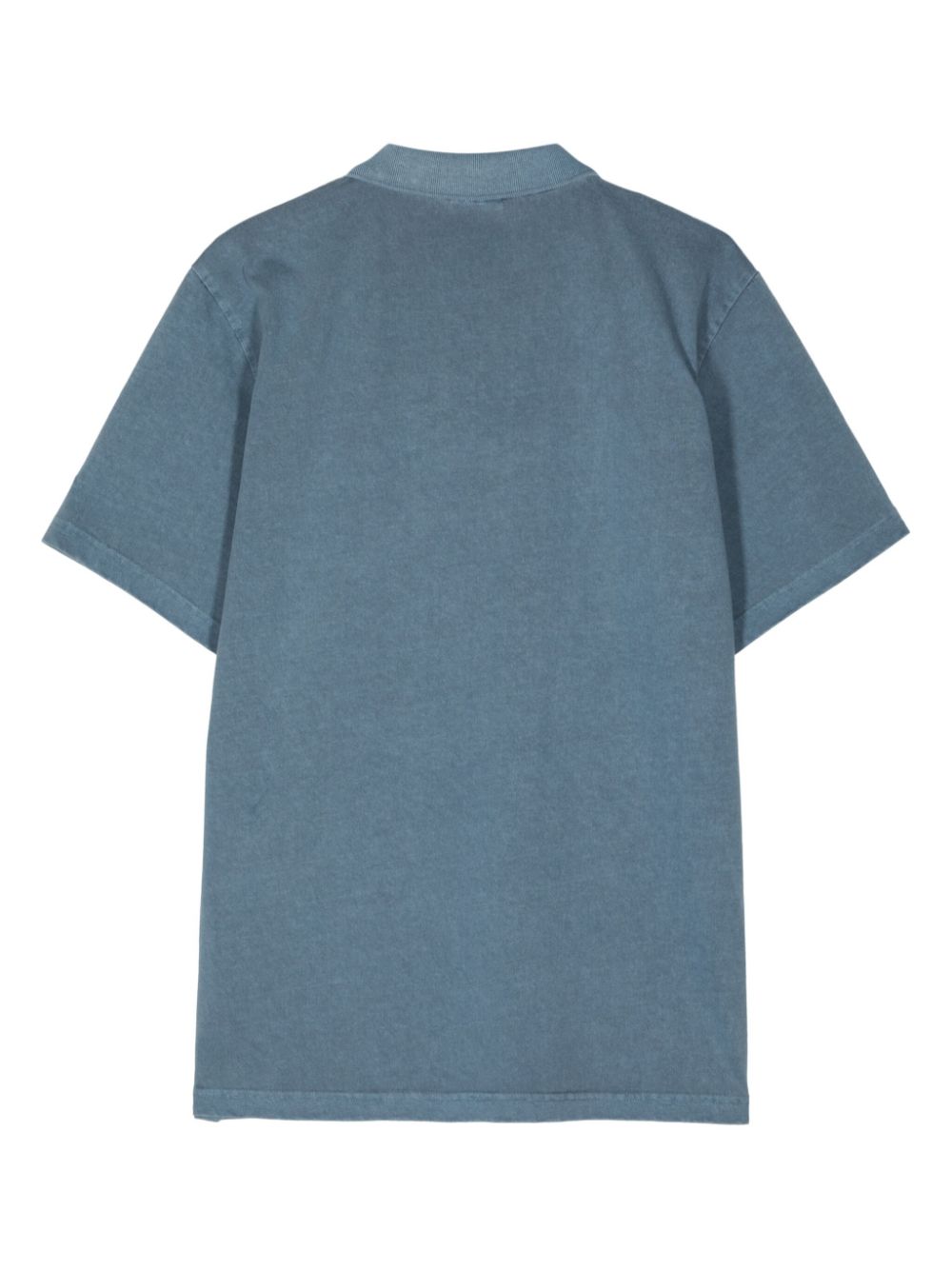 PS Paul Smith acid-wash organic-cotton polo shirt - Blauw