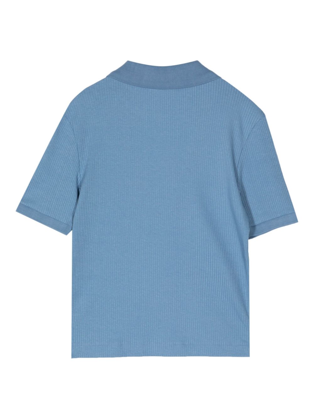 Maison Kitsuné Poloshirt met geborduurd logo - Blauw