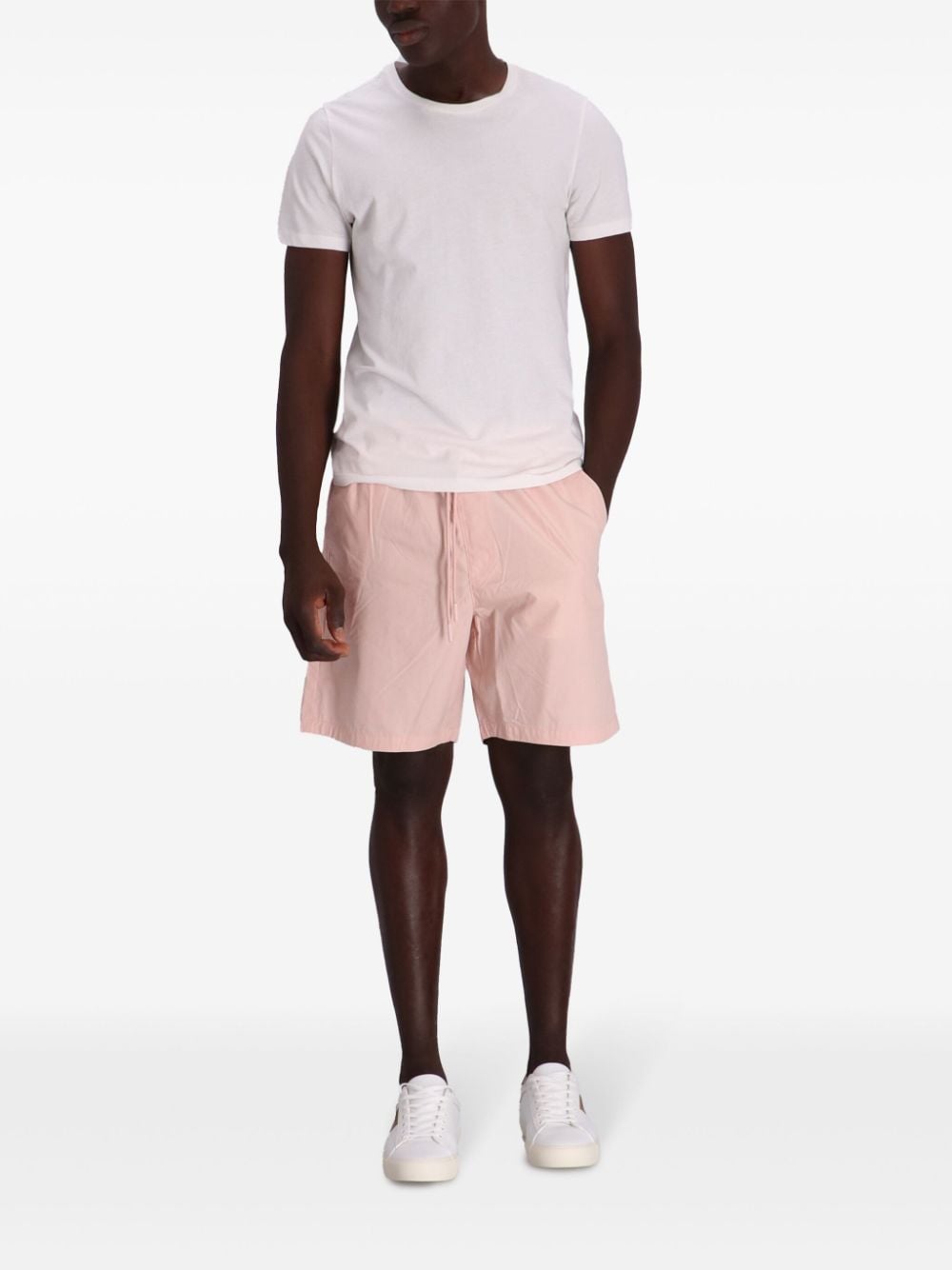 HUGO Dan drawstring cotton shorts - Roze