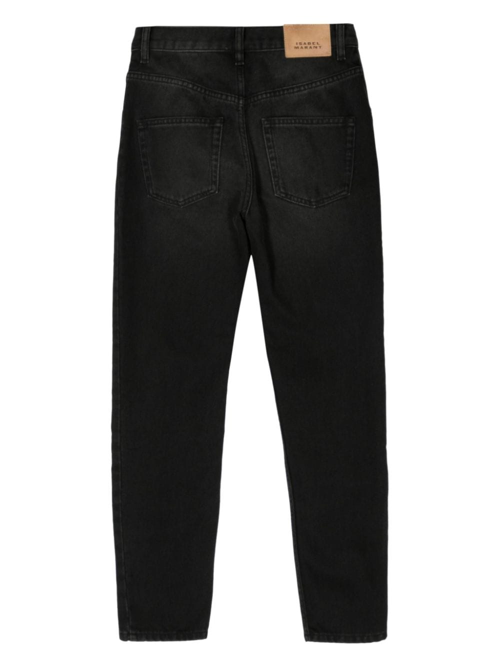 ISABEL MARANT Nikira tapered jeans - Zwart