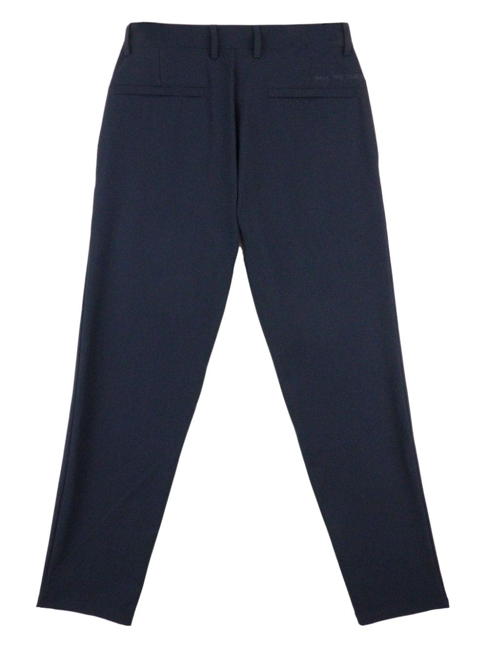 Save The Duck logo patch tailored trousers - Blauw