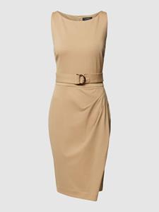 Lauren Ralph Lauren Knielange jurk met tailleriem, model 'FAYDEEN'