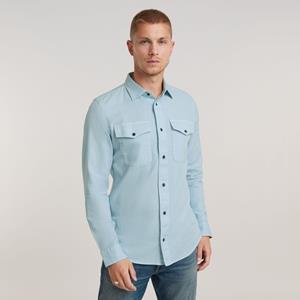 G-Star RAW Marine Slim Shirt - Midden blauw - Heren