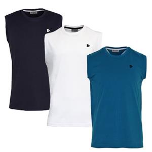 Donnay Donnay Heren - 3-Pack - Mouwloos T-shirt Stan - Navy/Wit/Petrol