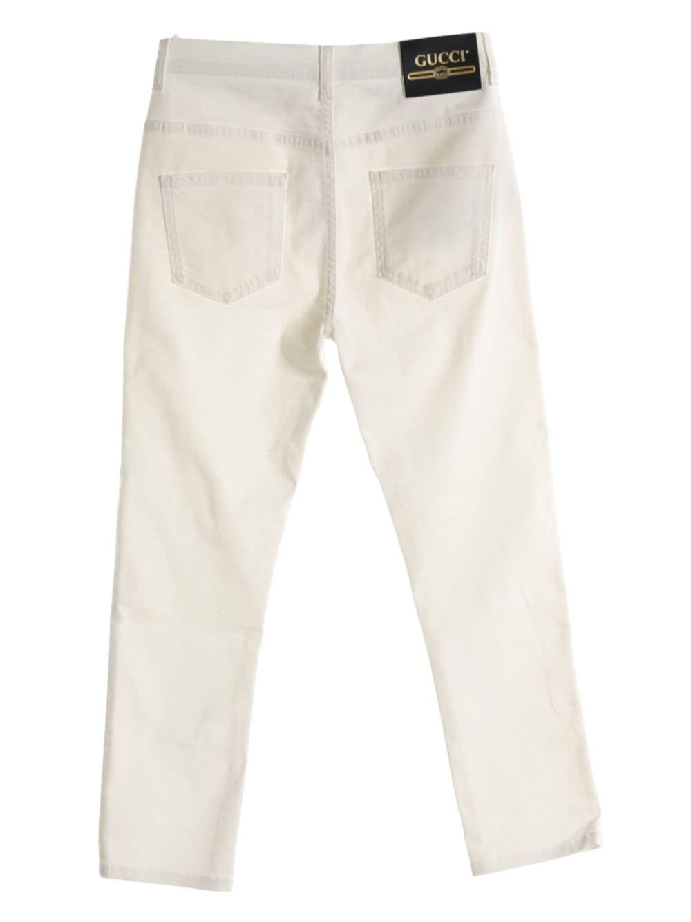 Gucci Pre-Owned 2010s classic slim-legged jeans - Wit