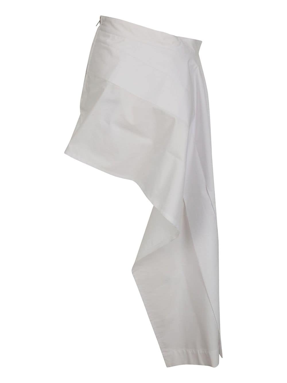 Sportmax draped asymmetric miniskirt - Wit
