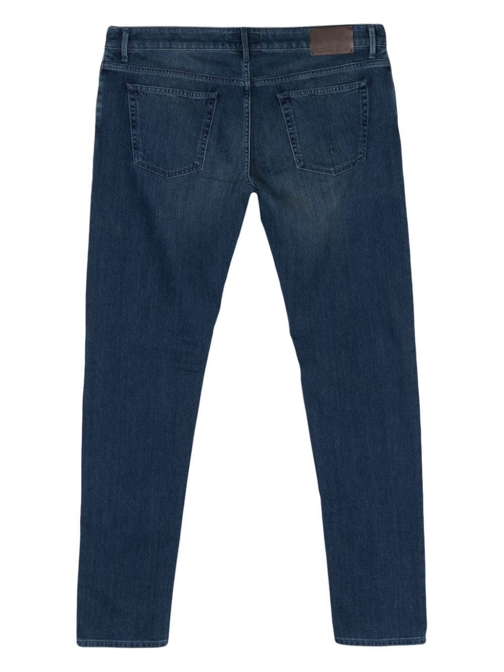 Corneliani mid-rise slim-fit jeans - Blauw