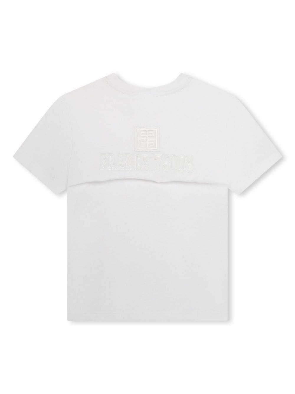 Givenchy Kids T-shirt met logo - Wit