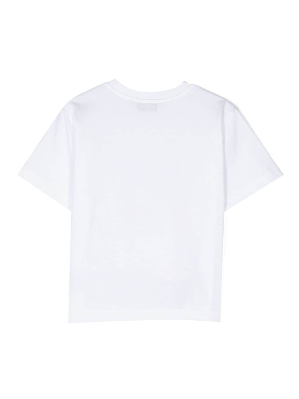 Moschino Kids T-shirt met print - Wit