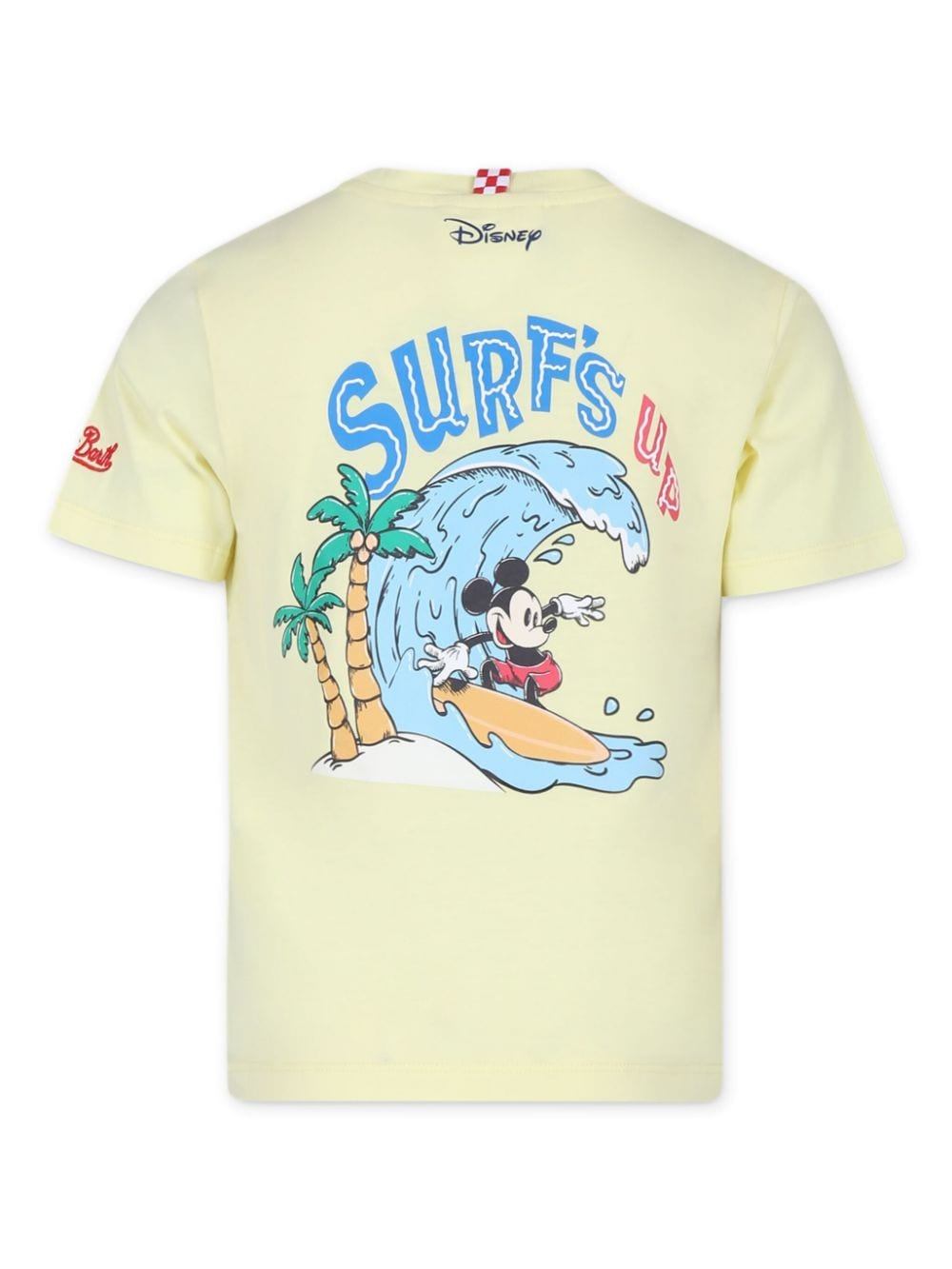 MC2 Saint Barth Kids x Disney graphic-print T-shirt - Geel